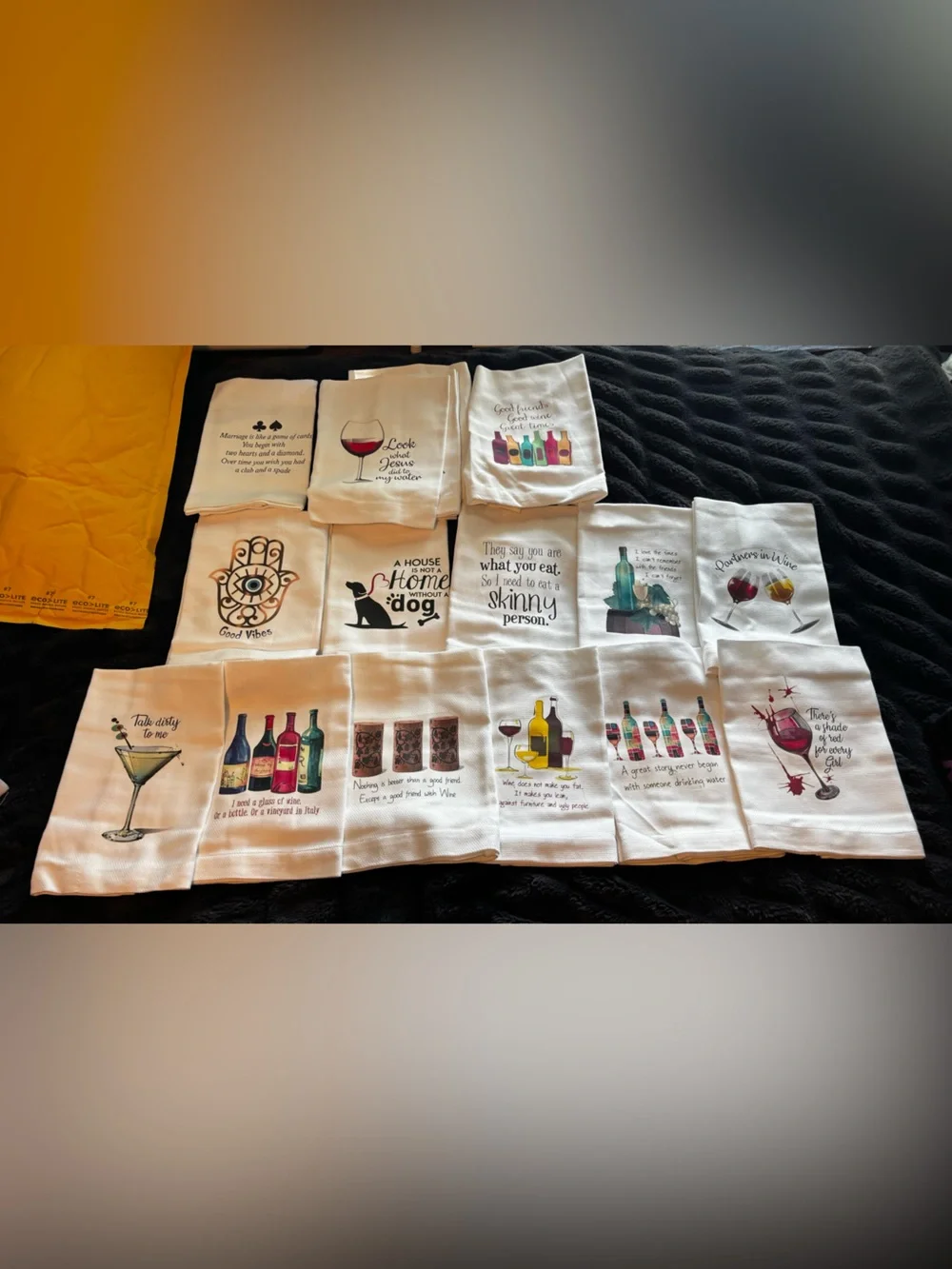 Assorted Dish/Hand drying towels